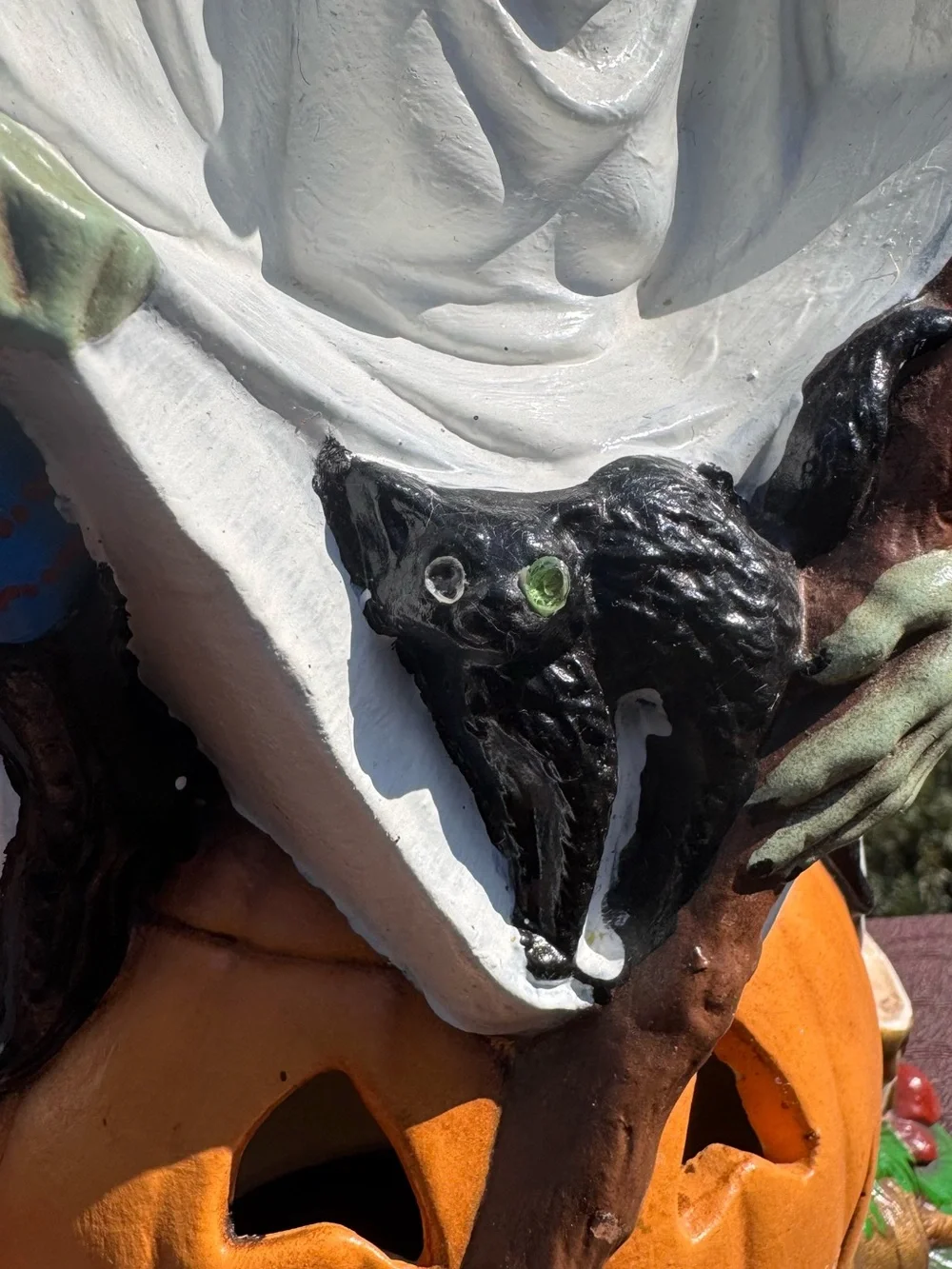 Vintage Byron Molds 1970 Ceramic Seated Witch
